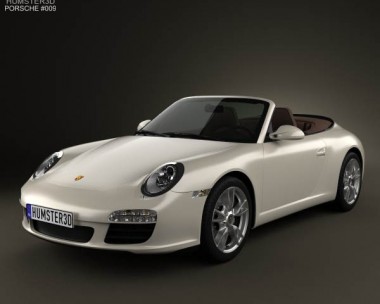 Porsche 911 Carrera Cabriolet 2011 3D Model