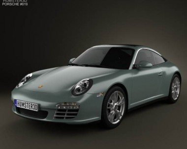 Porsche 911 Targa 4 2011 3D model