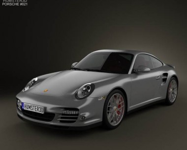 Porsche 911 Turbo Coupe 2011 3D Model