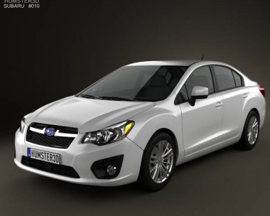 Subaru Impreza 2012 3D model