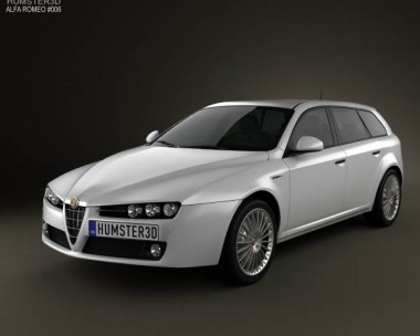 Alfa Romeo 159 Sportwagon 2011 3D Model