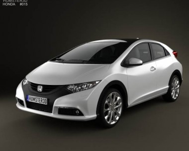 Honda Civic EU 2012 3D Model