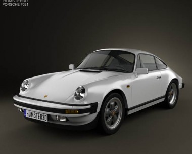 Porsche 911 Carrera Coupe 1987 3D Model