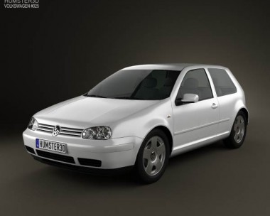 Volkswagen Golf IV 3-door 1997 3D Model