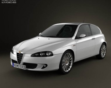 Alfa Romeo 147 3door 2009 3D Model