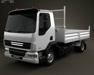 DAF LF Dropside Tipper 2011 3D model