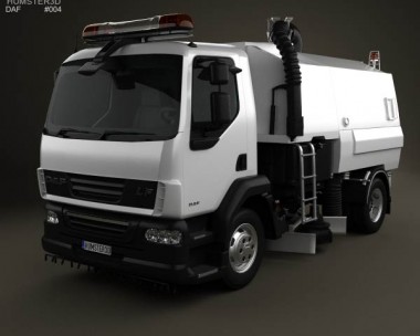 DAF LF Road Cleaner 2011 3D Model