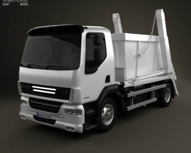 DAF LF Skip Loader 2011 3D model