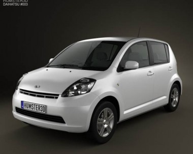 Daihatsu Sirion 2011 3D Model