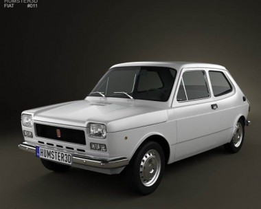 Fiat 127 1975 3D Model