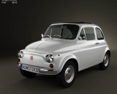 Fiat 500 1970 3D Model