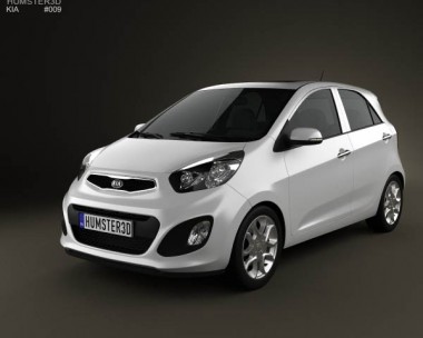 Kia Picanto (Morning) 5-door 2012 3D model