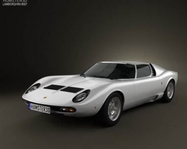 Lamborghini Miura P400SV 1971 3D Model