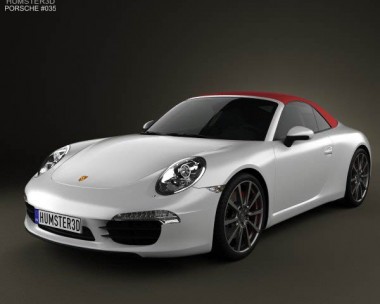 Porsche 911 Carrera S Cabriolet 2012 3D Model