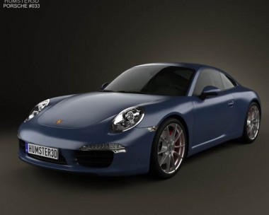 Porsche 911 Carrera S Coupe 2012 3D model