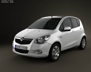 Vauxhall Agila 2008 3D Model