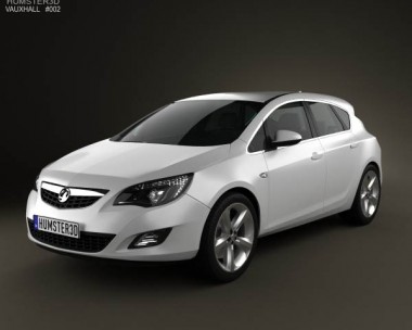 Vauxhall Astra Hatchback 5-door 2011 3D model