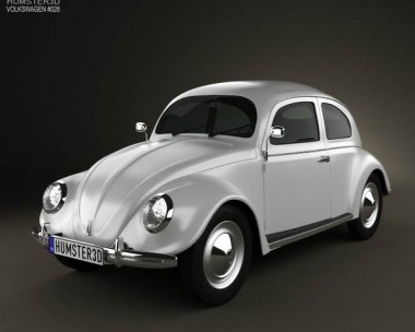 Volkswagen Beetle 1949 3D Model