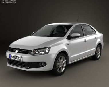 Volkswagen Polo sedan 2012 3D model