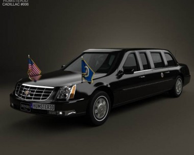 Cadillac DTS Limousine 2005 3D model