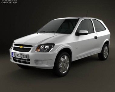 Chevrolet Celta 3-door hatchback 2011 3D Model