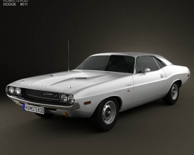 Dodge Challenger hardtop 1970 3D Model