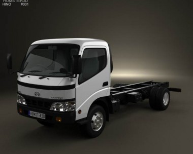 Hino Dutro Standard Cab Chassis 2010 3D model