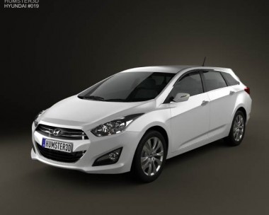 Hyundai i40 Tourer 2012 3D model