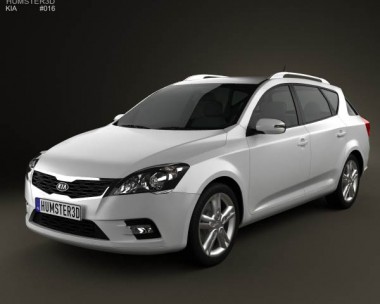 Kia Ceed SW 2011 3D Model