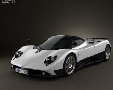 Pagani Zonda F 2005 3D model