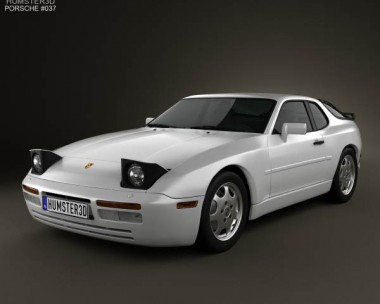 Porsche 944 coupe 1991 3D Model