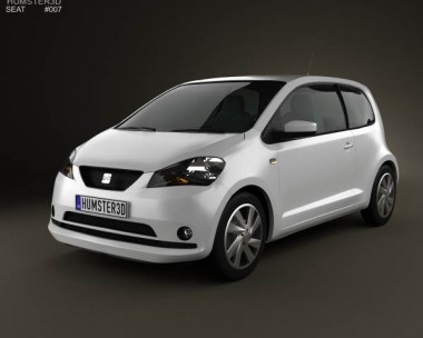 Seat Mii 3-door 2013 3D Model