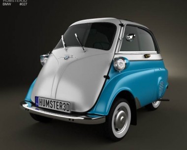 BMW Isetta 300 1956 3D Model