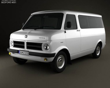 Bedford CF Minibus 1969-1979 3D Model