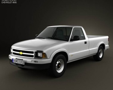 Chevrolet S10 Single Cab Long Bed 1994 3D model