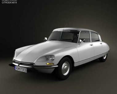 Citroen DS 4-door Sedan 1970 3D model