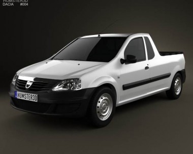 Dacia Logan Pickup 2011 3D Model