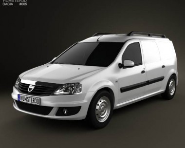 Dacia Logan Van 2011 3D Model