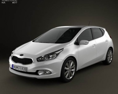 Kia Ceed hatchback 5-door 2013 3D model