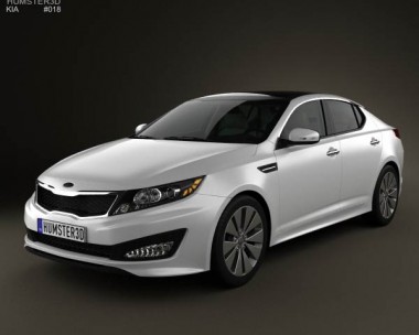 Kia Optima (K5) with HQ Interior 2011 3D model