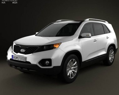 Kia Sorento with HQ Interior 2011 3D model