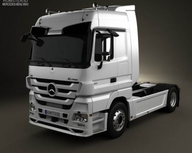 Mercedes-Benz Actros Tractor 2-axle 2011 3D Model