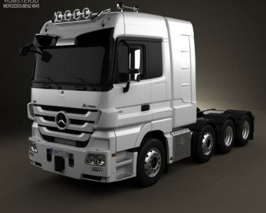 Mercedes-Benz Actros Tractor 4-axle 2011 3D model