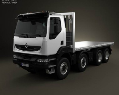 Renault Kerax Beavertail Plant 2011 3D Model