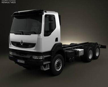 Renault Kerax Chassis 2011 3D Model