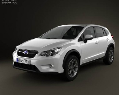 Subaru XV with HQ Interior 2012 3D model