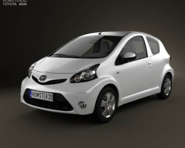 Toyota Aygo 3-door 2012 3D Model