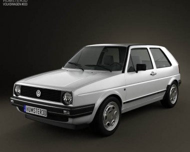 Volkswagen Golf Mk2 3-door 1983 3D model