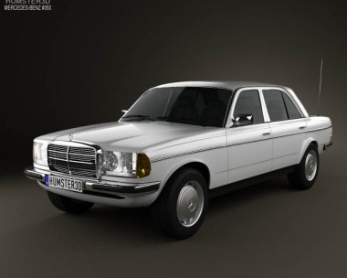 Mercedes-Benz W123 sedan 1975 3D model