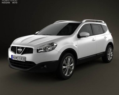 Nissan Qashqai+2 2010 3D model